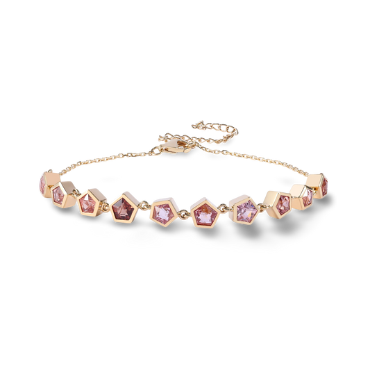 Spinel Bracelet 18K Gold Fancy cut
