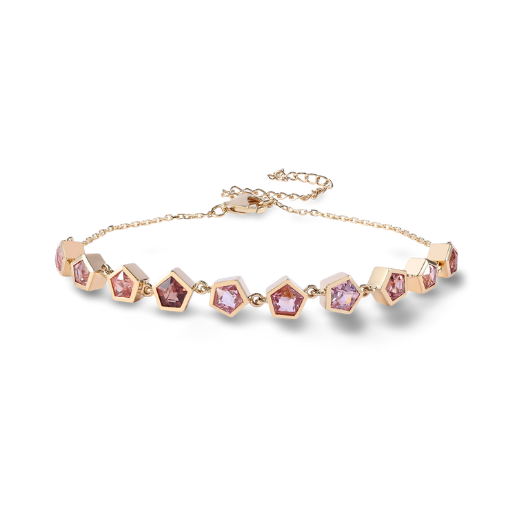Spinel Bracelet 18K Gold Fancy cut