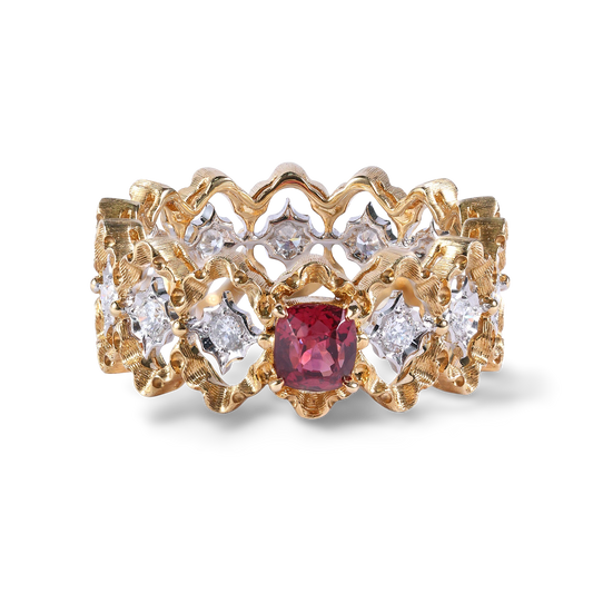 Florentine-Style Spinel Ring