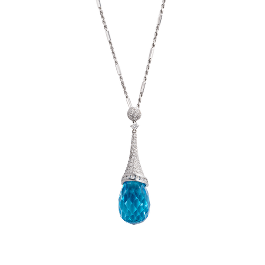 Teardrop Necklace | 18K Gold Timeless Elegance