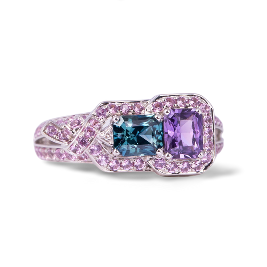 Lucky Gourd Sapphire Ring